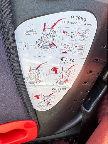 Joie bold-r isofixli 9-36 kg oto koltuğu - Görsel 5