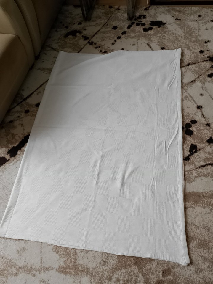 tek kişilik pike dokuma kumaş 
kalındır 138 eni 197 boyu - Görsel 3