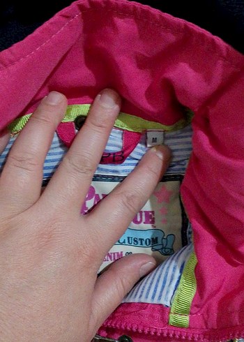 Bambi çit çit dugme ve fermarlı Pembe Yelek 38/40