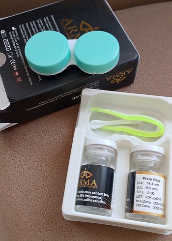 La bella PIXIE BLUE Kontakt Lens yeşil 
erzane den alındı 2029 - Görsel 4