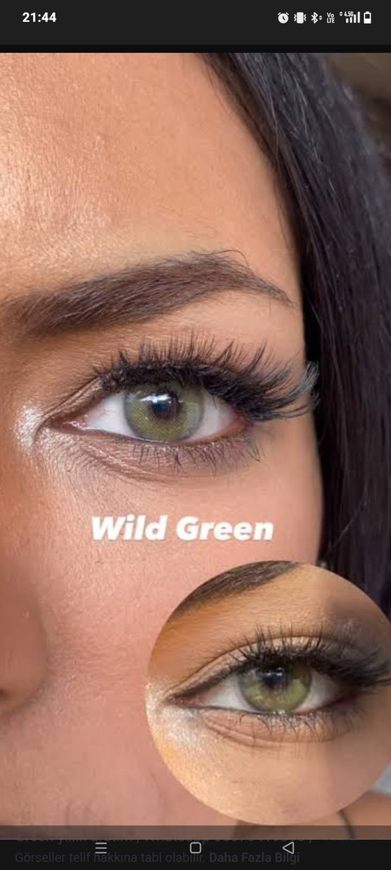 La bella PIXIE BLUE Kontakt Lens yeşil 
erzane den alındı 2029 - Görsel 2