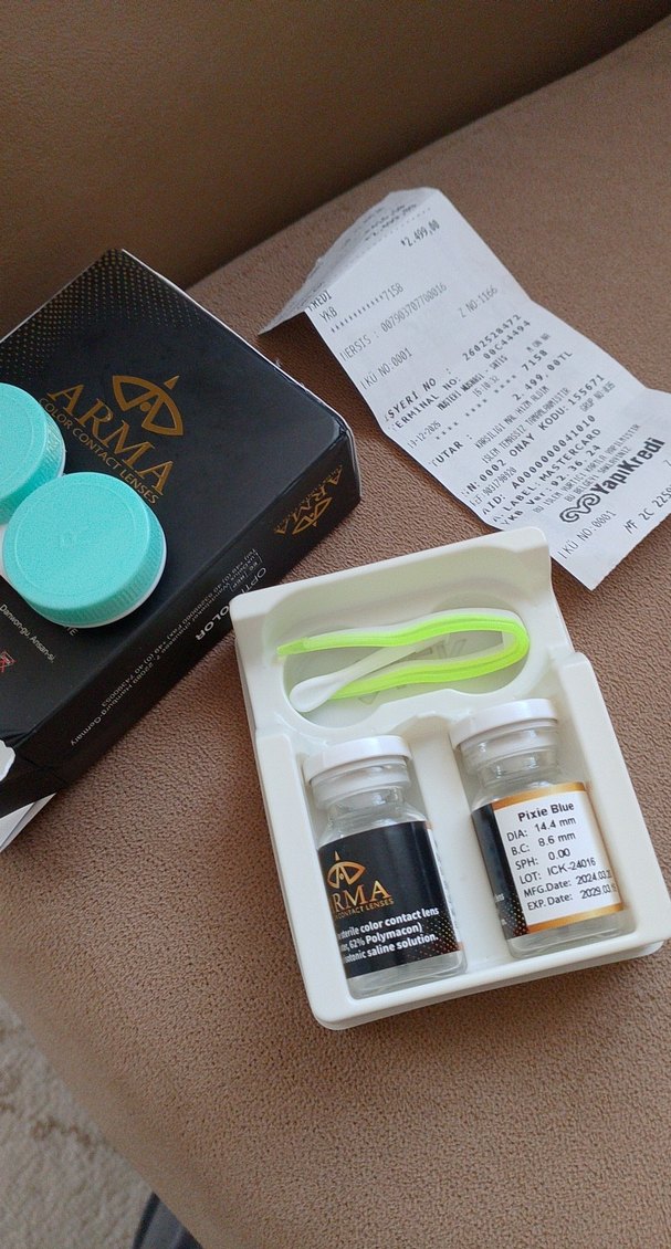 La bella PIXIE BLUE Kontakt Lens yeşil 
erzane den alındı 2029 - Görsel 5
