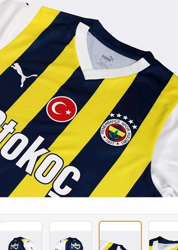Sarı Lacivert Orjlal puma Forma
cubuklu forması 23/24yılk s m uy - Görsel 2