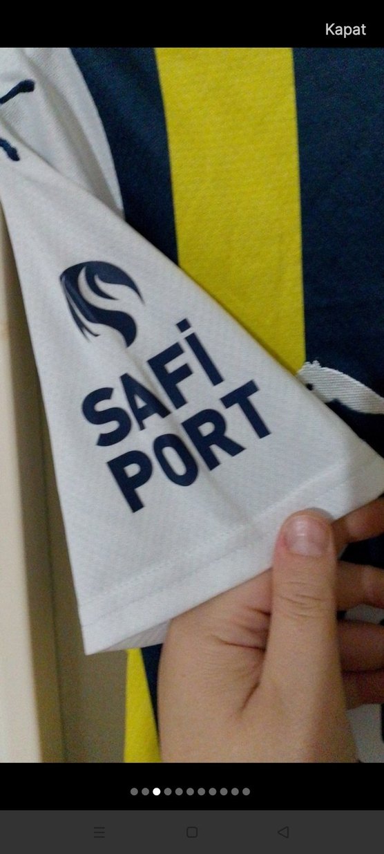 Sarı Lacivert Orjlal puma Forma
cubuklu forması 23/24yılk s m uy - Görsel 4