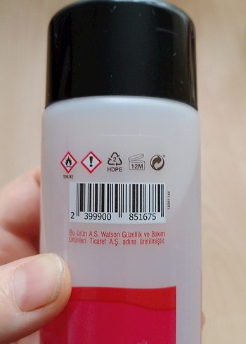 Watsons  ...150 ml Oje Çıkarıcı
çilek koku lü - Görsel 3