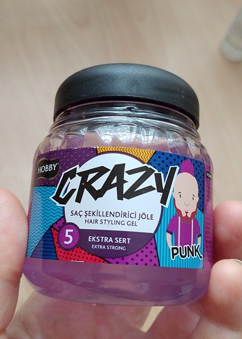 Hobby Crazy Saç Şekillendirici Jel 5 Sertlik
ıslak görünüm - Görsel 2