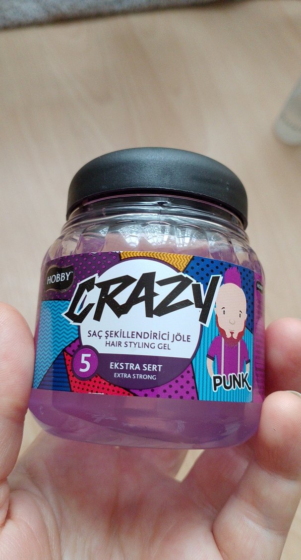 Hobby Crazy Saç Şekillendirici Jel 5 Sertlik
ıslak görünüm - Görsel 2