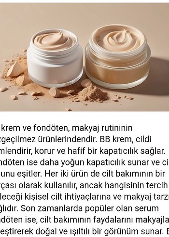 Doğal Bakım serum bb kremi gibi
fondöten 2 ton renk te - Görsel 3