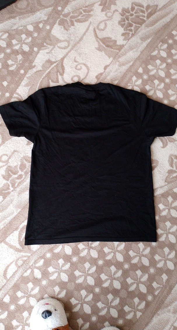 Polo Bear Baskılı Siyah Erkek Tişört - Görsel 4