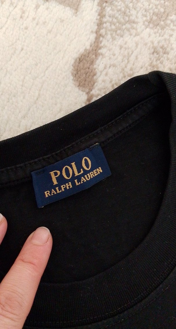 Polo Bear Baskılı Siyah Erkek Tişört - Görsel 2