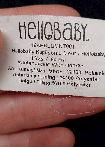 Erkek Çocuk Gri Fermuarlı Ceket 1 yaş uygun 
temiz defosuz - Görsel 4