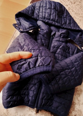 Erkek Çocuk Gri Fermuarlı Ceket 1 yaş uygun 
temiz defosuz - Görsel 2