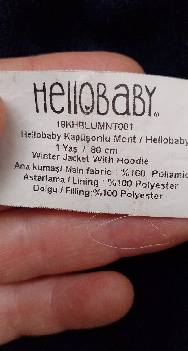 Erkek Çocuk Gri Fermuarlı Ceket 1 yaş uygun 
temiz defosuz - Görsel 4