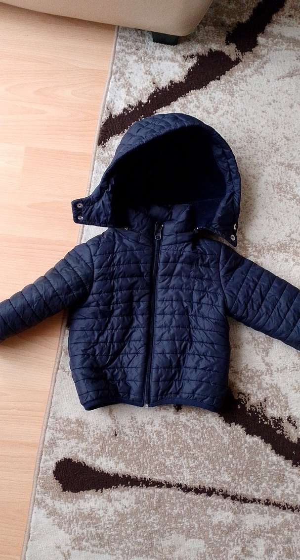 Erkek Çocuk Gri Fermuarlı Ceket 1 yaş uygun 
temiz defosuz - Görsel 5