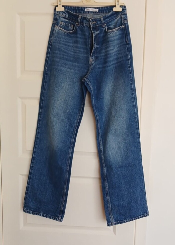ZARA 1975 FULL LENGTH STRAIGHT JEAN - Görsel 2