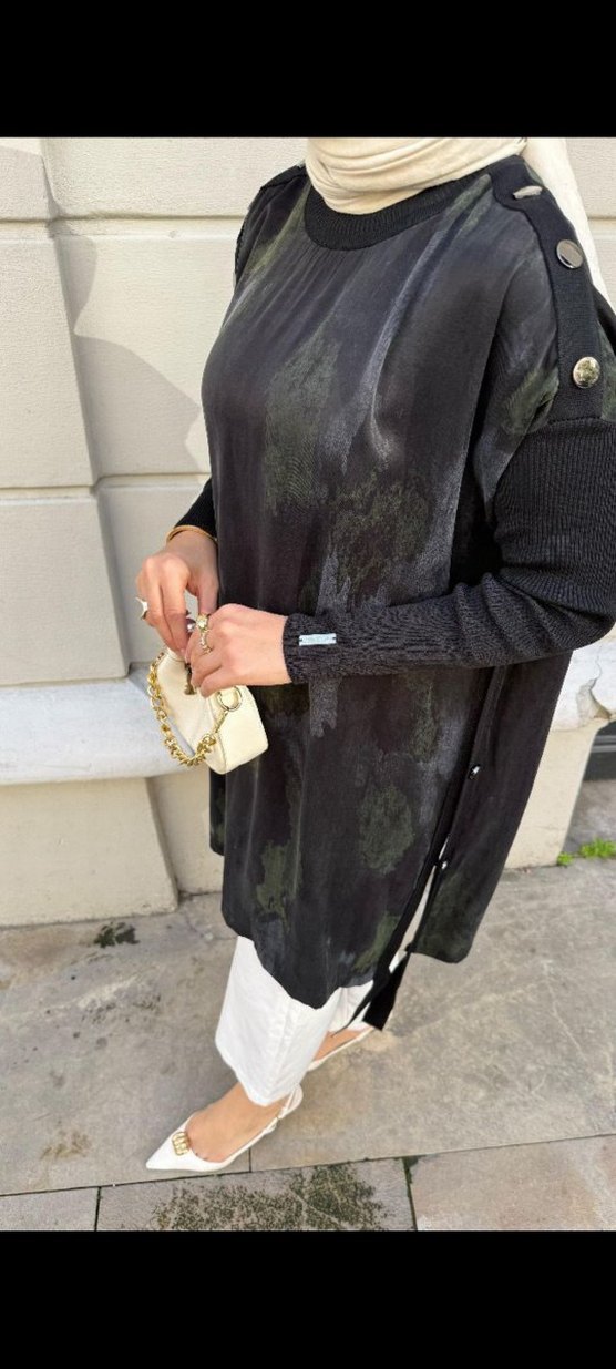 İpek Merserize tunik - Görsel 3