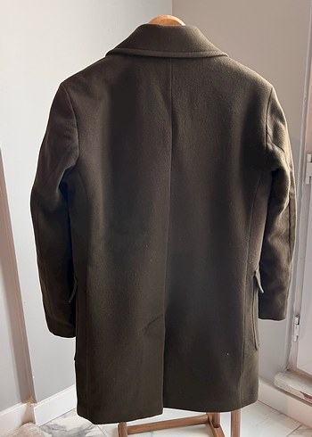 NETWORK Haki Midi Yün karışımlı Erkek Kaban - Görsel 2