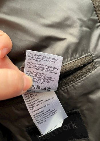 NETWORK Haki Midi Yün karışımlı Erkek Kaban - Görsel 7