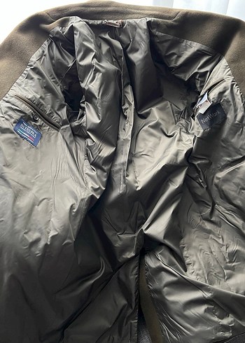 NETWORK Haki Midi Yün karışımlı Erkek Kaban - Görsel 9