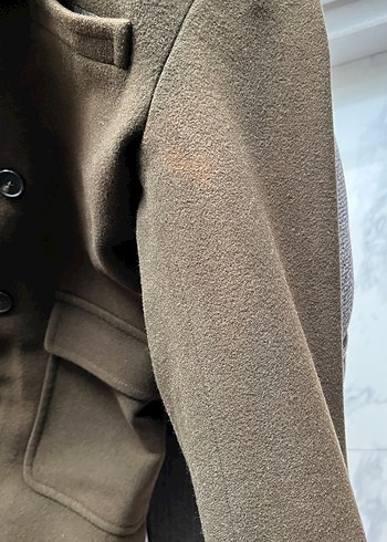 NETWORK Haki Midi Yün karışımlı Erkek Kaban - Görsel 6