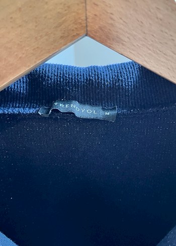 Lacivert Fermuarlı Kadın Sweatshirt - Görsel 3