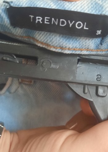 s Beden Mavi Rahat Kesim Midi Boy Kadın Kot Pantolon