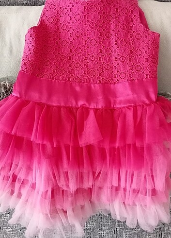 LCW kız çocuk pembe tüllü elbise