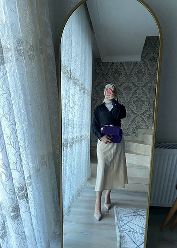 Mor Örgü Kadın Clutch Çanta - Görsel 6