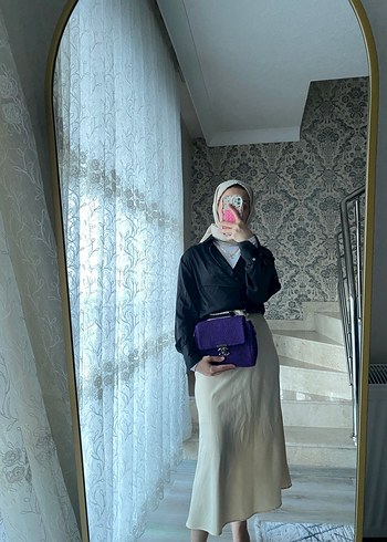 Mor Örgü Kadın Clutch Çanta - Görsel 2