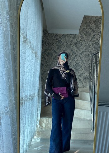 Mor Örgü Bel Detaylı Kadın Çanta - Görsel 3