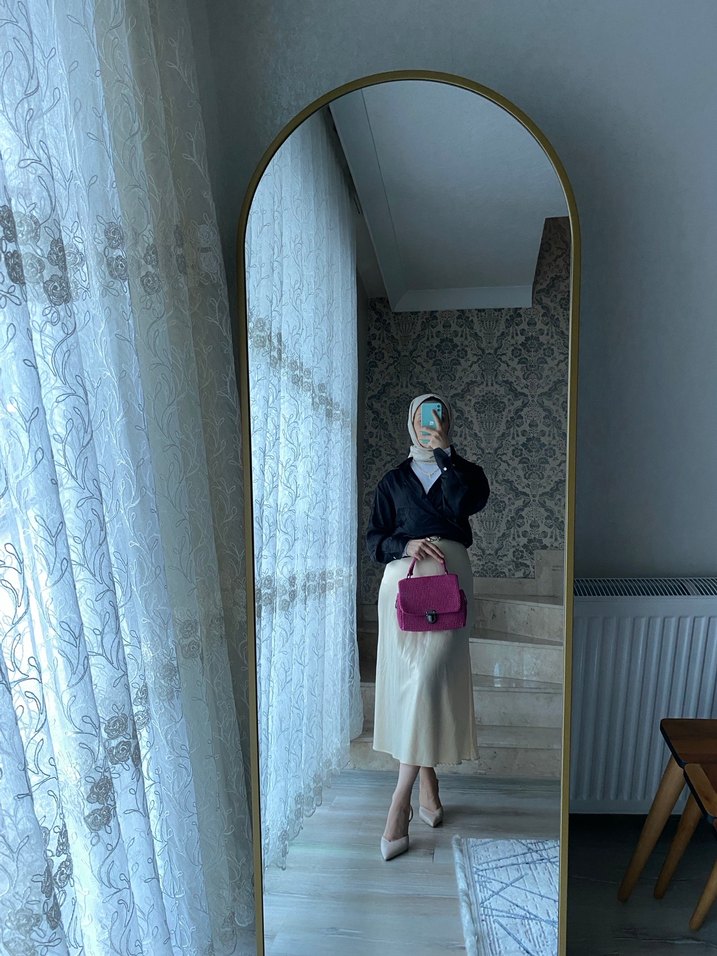 Pembe Bağlamalı Desenli Kadın Çanta - Görsel 4