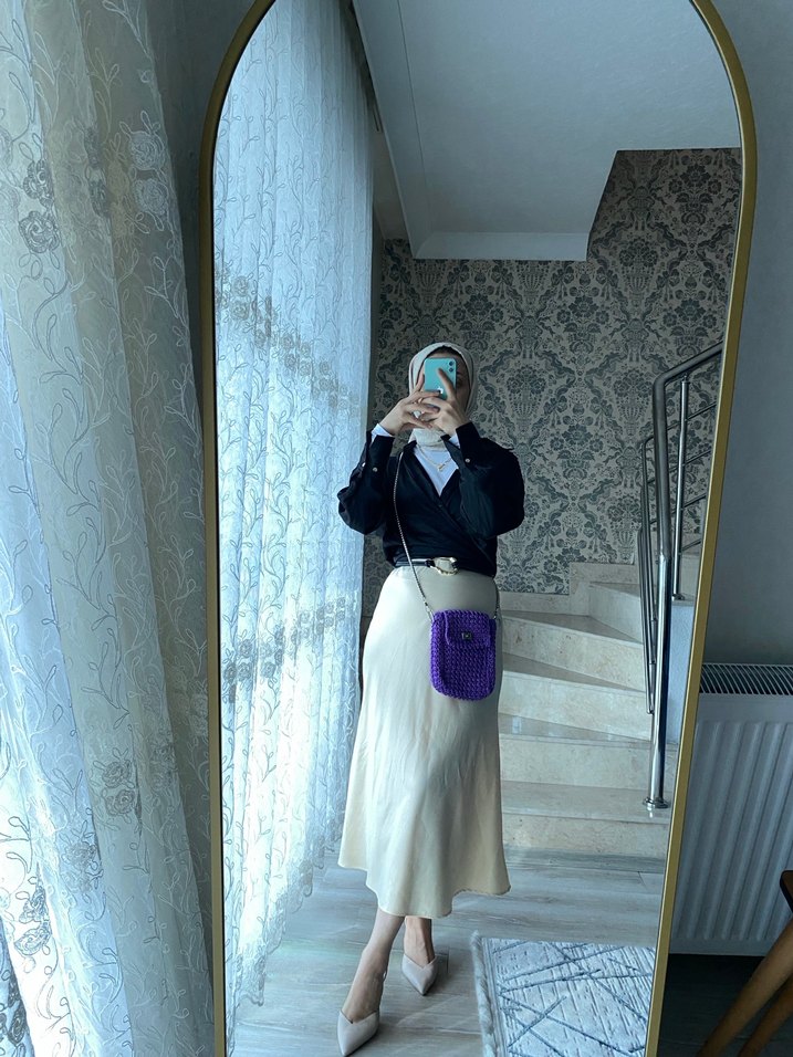 Mor Örgü Telefon Kılıfı - Görsel 4