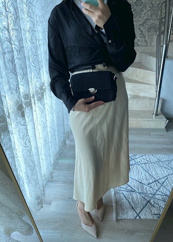 Siyah örme çanta - Görsel 2