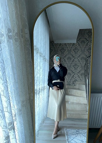 Siyah örme çanta - Görsel 3