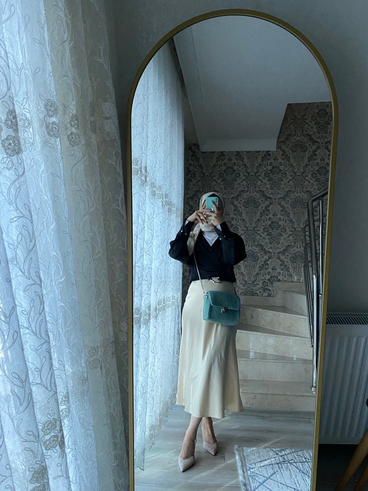 Şeffaf Mavi Tie-Dye Kadın Çapraz Çanta - Görsel 3