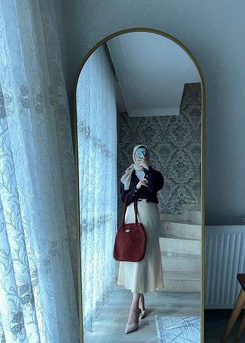 Bordo Kadın Günlük Omuz Çantası - Görsel 2