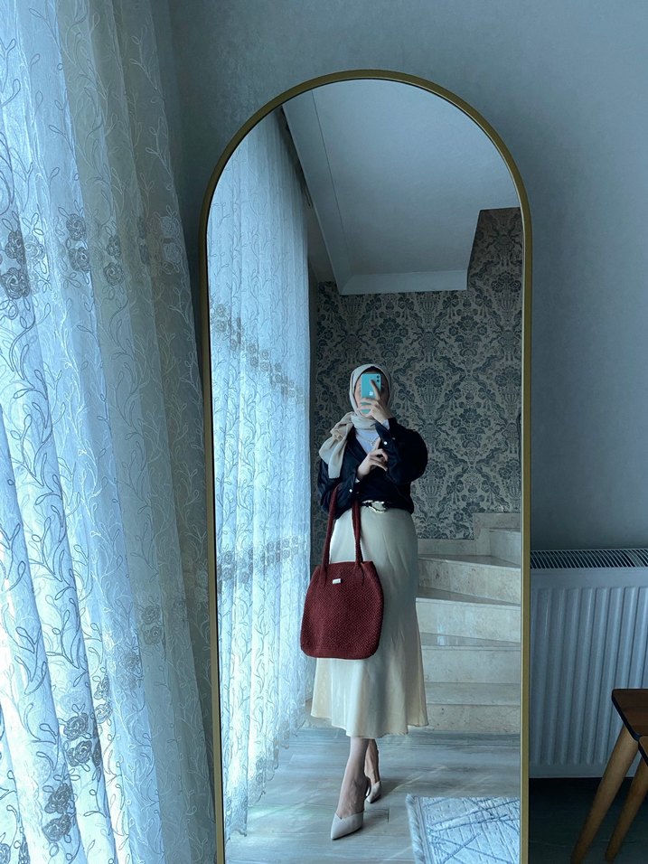 Bordo Kadın Günlük Omuz Çantası - Görsel 2