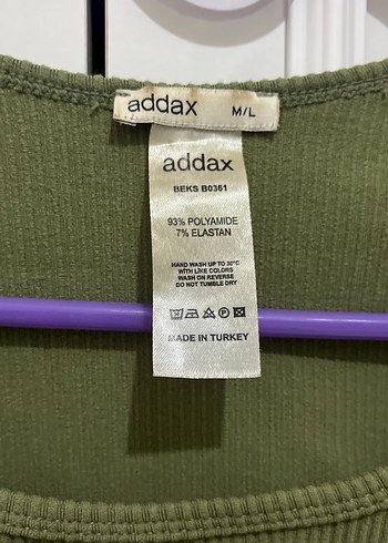 Kadın Haki Uzun Kollu Crop Top - Görsel 2