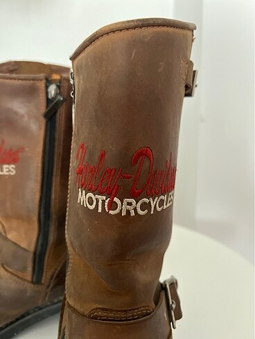 39 Beden kahverengi Renk Harley Davidson kahverengi bot
