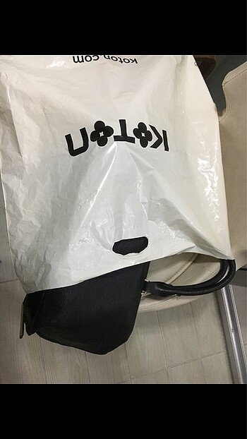  Beden siyah Renk Koton Büyük Çanta