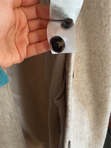 xs Beden H&M Yünlü Oversize Uzun Kaban
