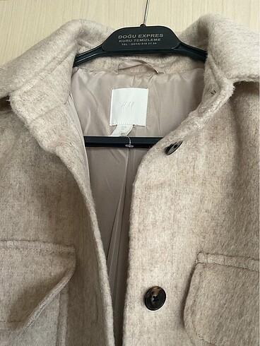 H&M H&M Yünlü Oversize Uzun Kaban