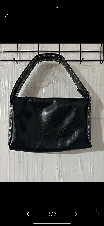 bershka zımbalı çanta