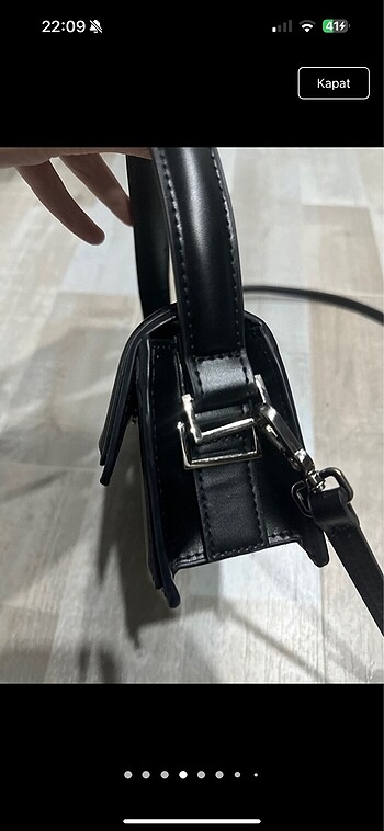 Beden siyah Renk zara mini city çanta