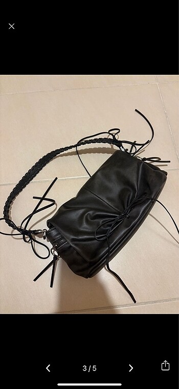zara fiyonk deri çanta y2k vintage