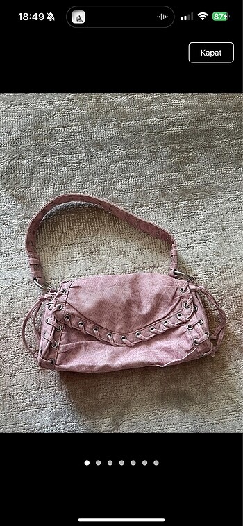 zara pembe çanta