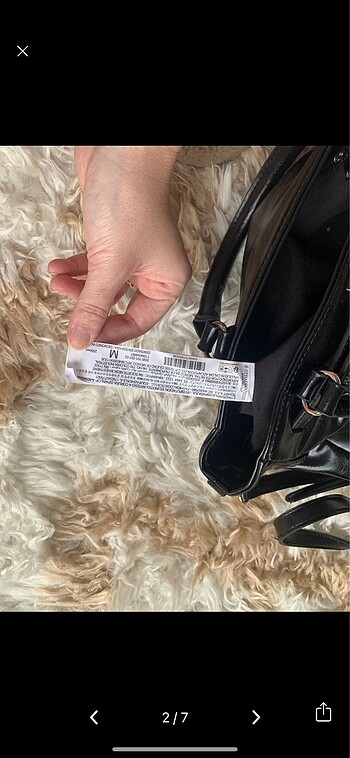 Beden siyah Renk stradivarius çanta y2k vintage