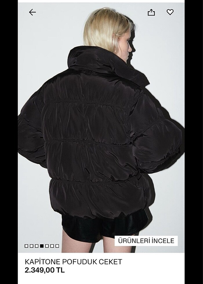 H&M pofuduk mont - Görsel 2