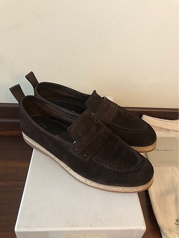SANTONİ KAHVERENGİ SÜET ERKEK AYAKKABI(41 NO) - Görsel 9