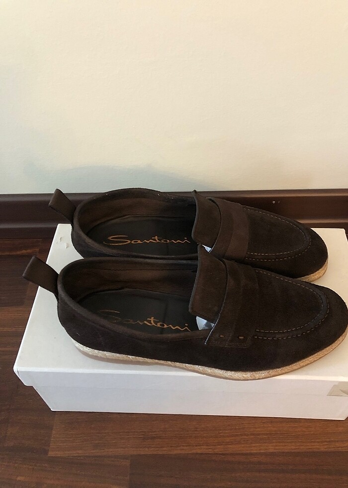 SANTONİ KAHVERENGİ SÜET ERKEK AYAKKABI(41 NO) - Görsel 2